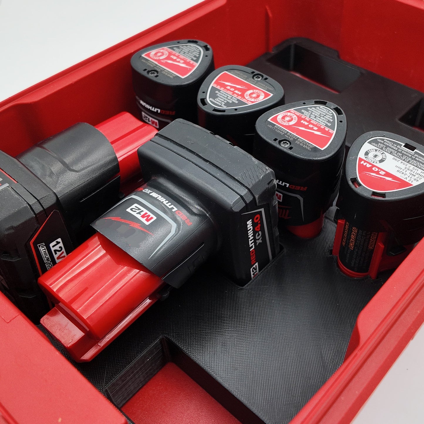 Pro Tool Innovations - M12 Mixed Battery Liner for Milwaukee Packout Compact Organizer