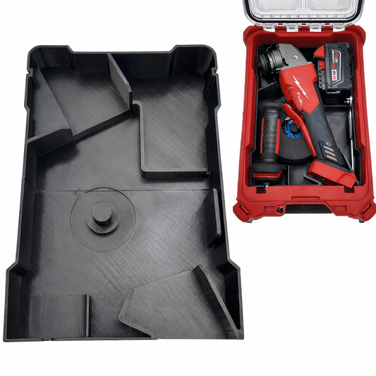 Pro Tool Innovations - M18 FUEL Cut-Off Grinder Packout Organizer: Compact Tool Liner (2880-20) - Version 2