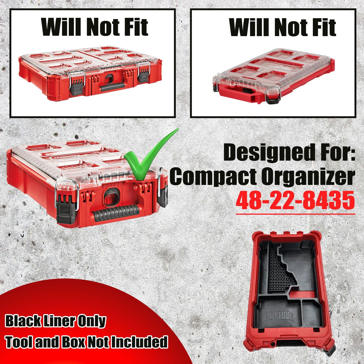 Pro Tool Innovations - M18 FUEL 1/4" Hex Impact Driver Packout Liner – Pro Tool Organizer