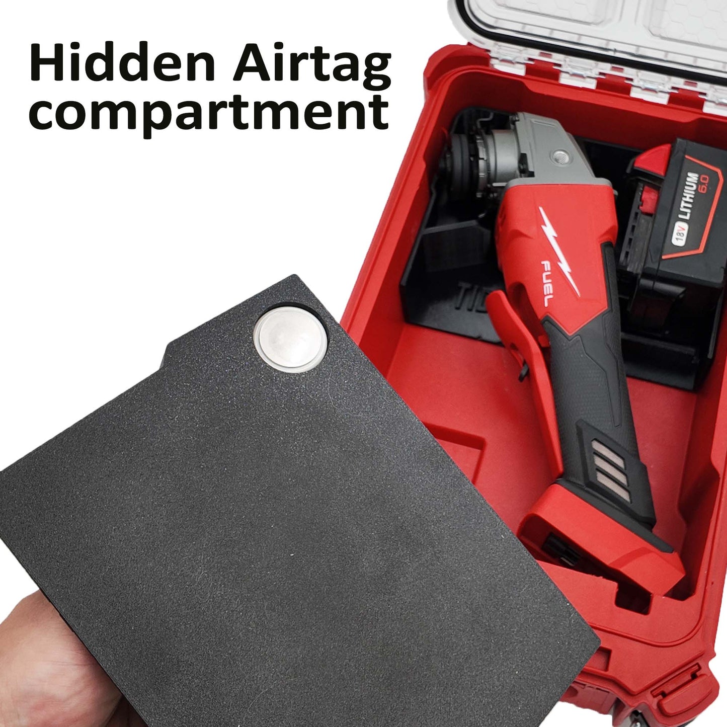 Pro Tool Innovations - M18 FUEL Cut-Off Grinder Packout Organizer: Compact Tool Liner (2880-20) - Version 2