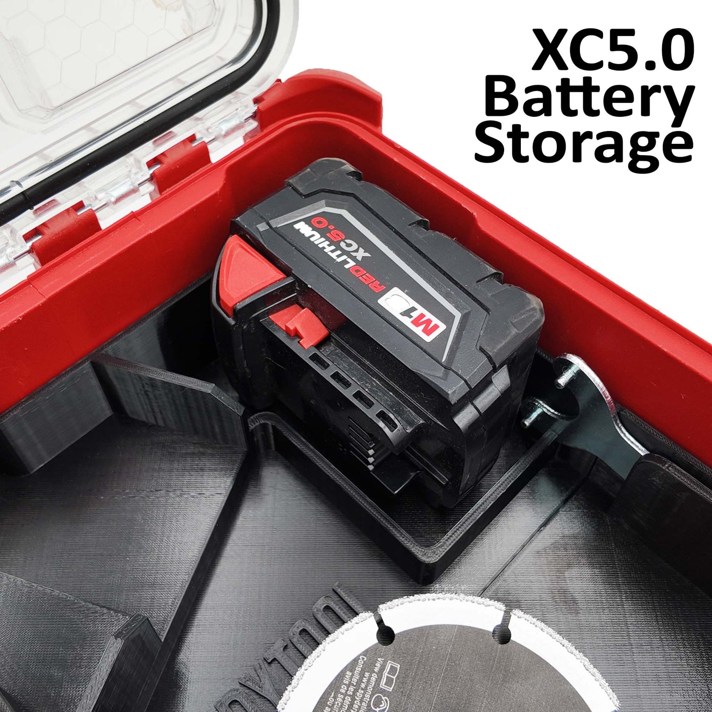 Pro Tool Innovations - M18 FUEL Cut-Off Grinder Packout Organizer: Compact Tool Liner (2880-20) - Version 2