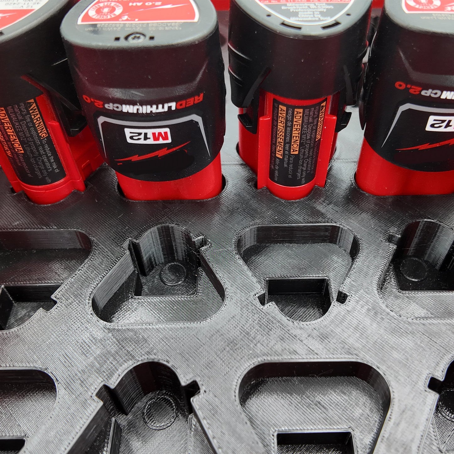 Pro Tool Innovations - M12 Battery Liner for Milwaukee Packout Compact Organizer