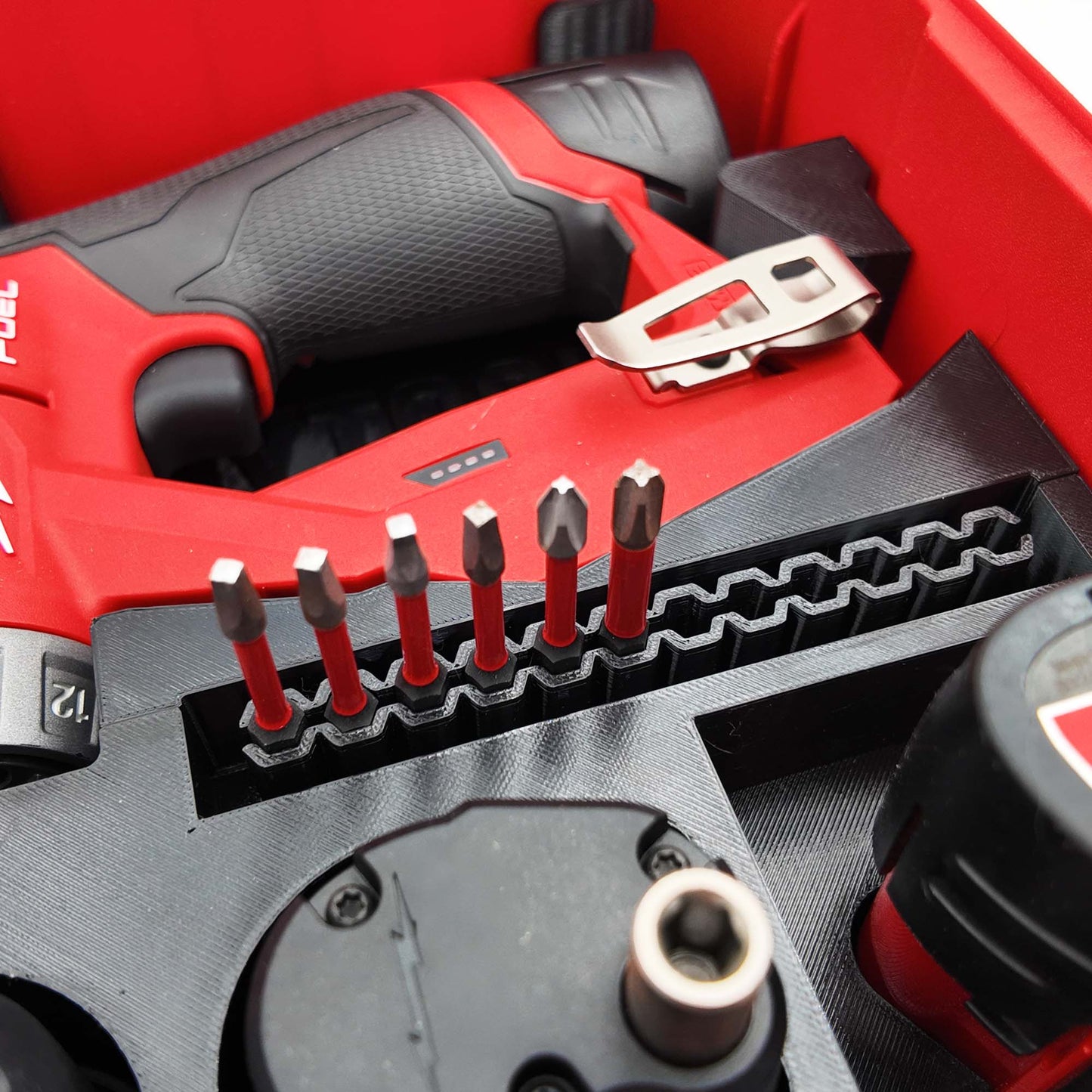Pro Tool Innovations - M12 Installation Drill Liner for Milwaukee Compact Organizer - Version 3
