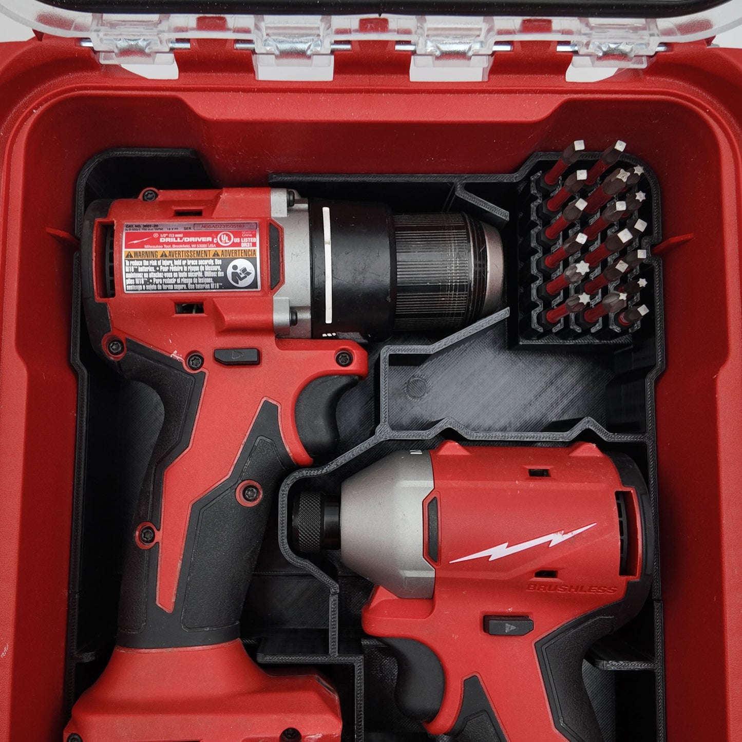 Pro Tool Innovations - M18 Drill/Driver Packout Liner – Compact Organizer Insert