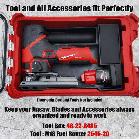 Pro Tool Innovations - M12 Fuel Jigsaw Packout Insert: Compact Tool Organizer