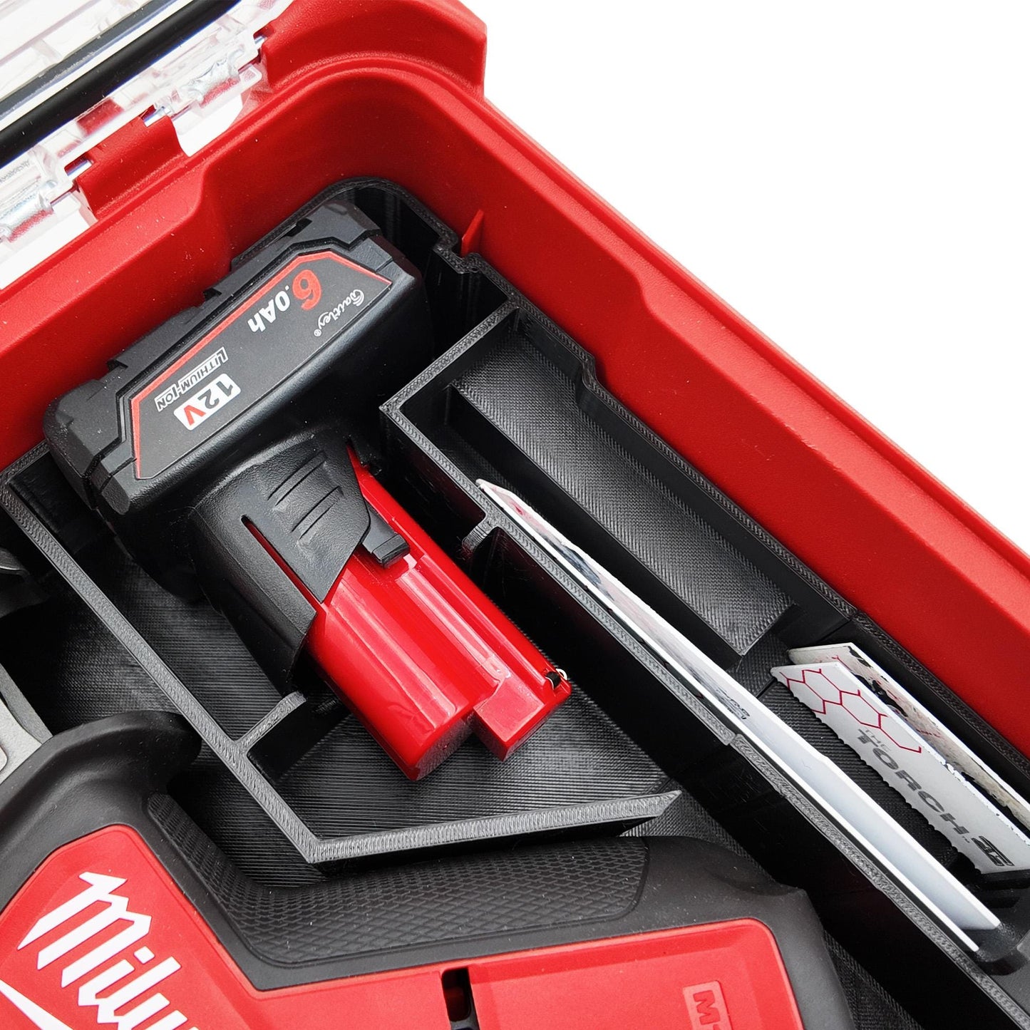 Pro Tool Innovations - M12 Fuel Hackzall Milwaukee Packout Organizer, Compact Tool Liner,