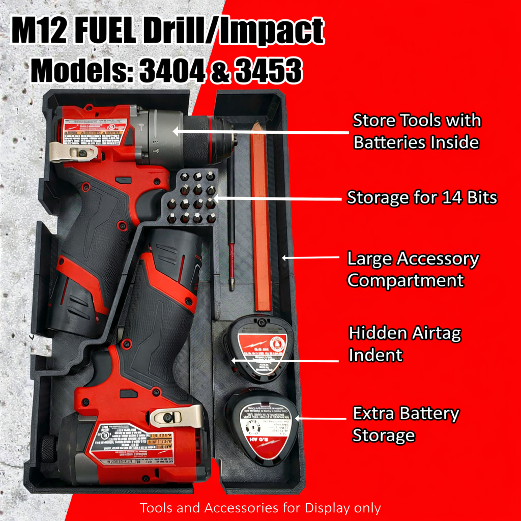 Pro Tool Innovations - M12 FUEL Drill Driver Drawer Liner