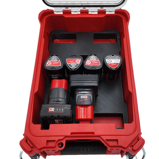 Pro Tool Innovations - M12 Mixed Battery Liner for Milwaukee Packout Compact Organizer